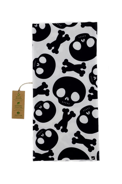Black Skull Bandana - Multifunktions Tørklæde - Halstørklæde fra Scarf Designers Berlin hos The Prince Webshop