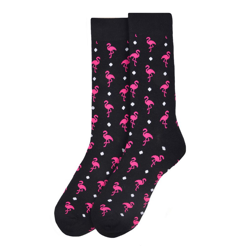 Pink Flamingo Strømper - 3 valgfri farver - Herre Strømper fra Parquet hos The Prince Webshop