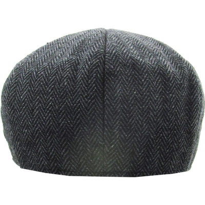 Mørkegrå Flat Cap Peaky Blinders Style - Flat Cap fra Ethos hos The Prince Webshop