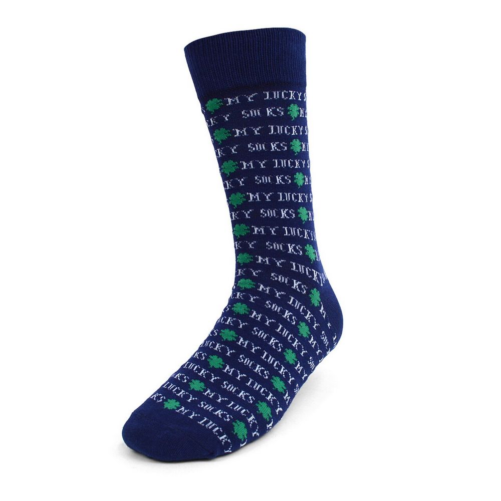 Mørkeblå My Lucky Socks Strømper - Herre Strømper fra Parquet hos The Prince Webshop