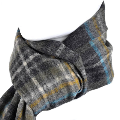 Moderne Halstørklæde i Ren Uld - Grå - Halstørklæde fra Laurant Bennet Milano hos The Prince Webshop