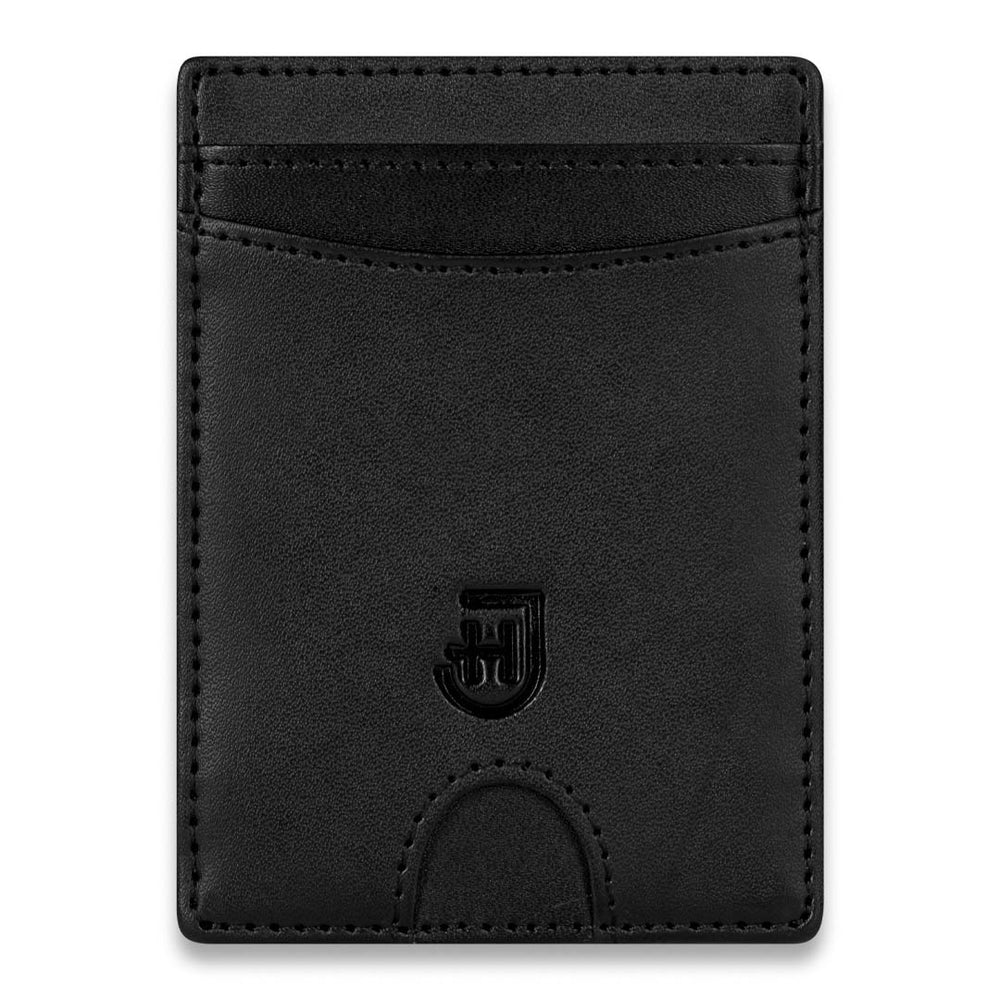 James Hawk Flip Wallet Black - Sort Læder Tegnebog - Kortholder fra James Hawk hos The Prince Webshop