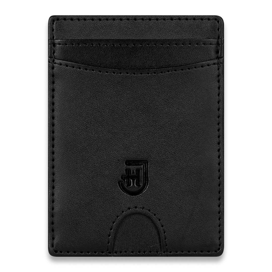 James Hawk Flip Wallet Black - Sort Læder Tegnebog - Kortholder fra James Hawk hos The Prince Webshop