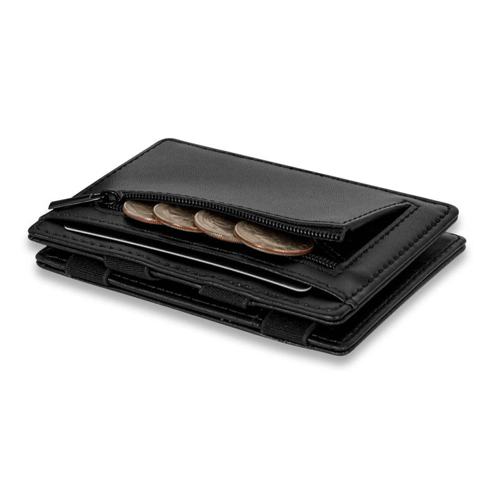 James Hawk Flip Wallet Black - Sort Læder Tegnebog - Kortholder fra James Hawk hos The Prince Webshop