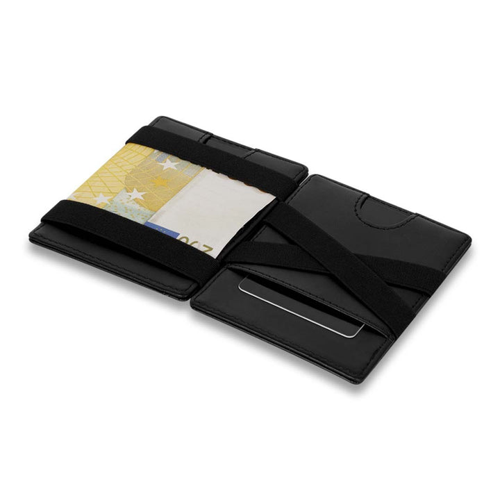 James Hawk Flip Wallet Black - Sort Læder Tegnebog - Kortholder fra James Hawk hos The Prince Webshop