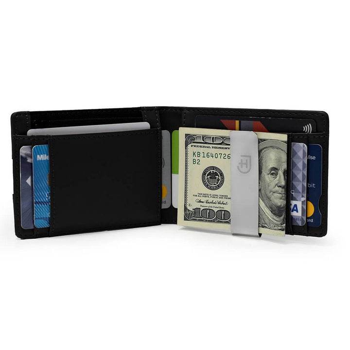 James Hawk Smart Wallet Black - Sort Læder Tegnebog - Kortholder fra James Hawk hos The Prince Webshop