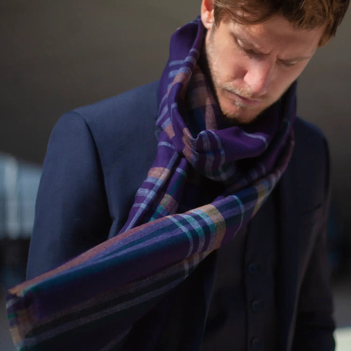 AV08 KEEM BAY Foulard Tørklæde - Merino Uld - Halstørklæde fra AV08 Paris hos The Prince Webshop