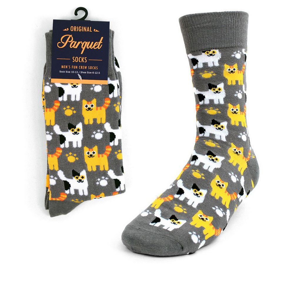 Kittens Novelty Socks - Sjove Strømper - Herre Strømper fra Parquet hos The Prince Webshop