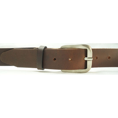 Læder Bælte - Fred - Mørkebrunt - Bælte fra The Leather Belt Co. hos The Prince Webshop