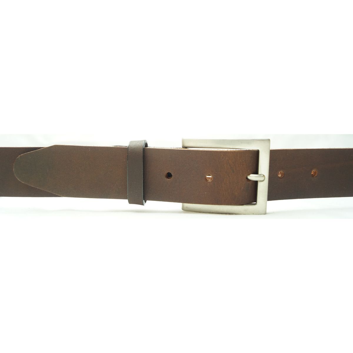 Læder Bælte - John - Mørkebrunt - Bælte fra The Leather Belt Co. hos The Prince Webshop