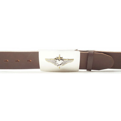 Mørkebrunt Læder Bælte model Paul - Bælte fra The Leather Belt Co. hos The Prince Webshop