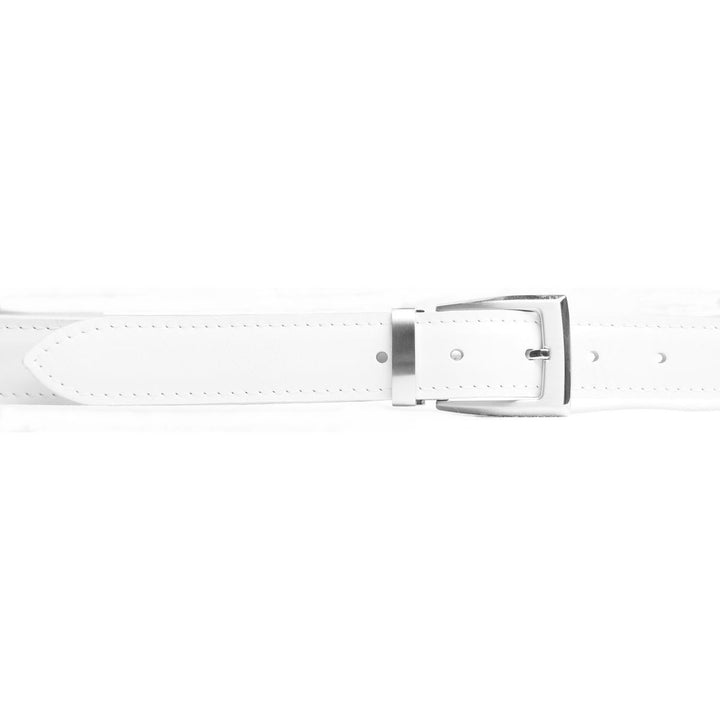 Læder Bælte - Tommy - Hvid - Bælte fra The Leather Belt Co. hos The Prince Webshop