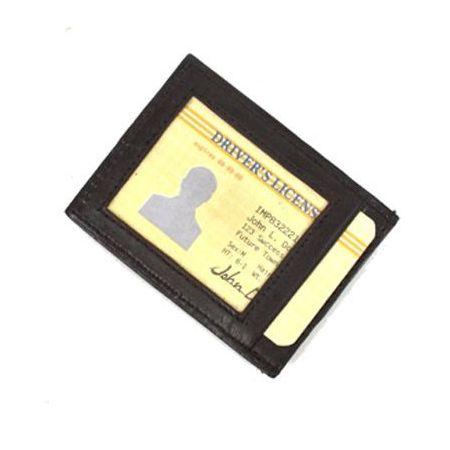 Læder ID & Kortholder med Seddelklemme - Brun - Tegnebog fra Wallet Works hos The Prince Webshop