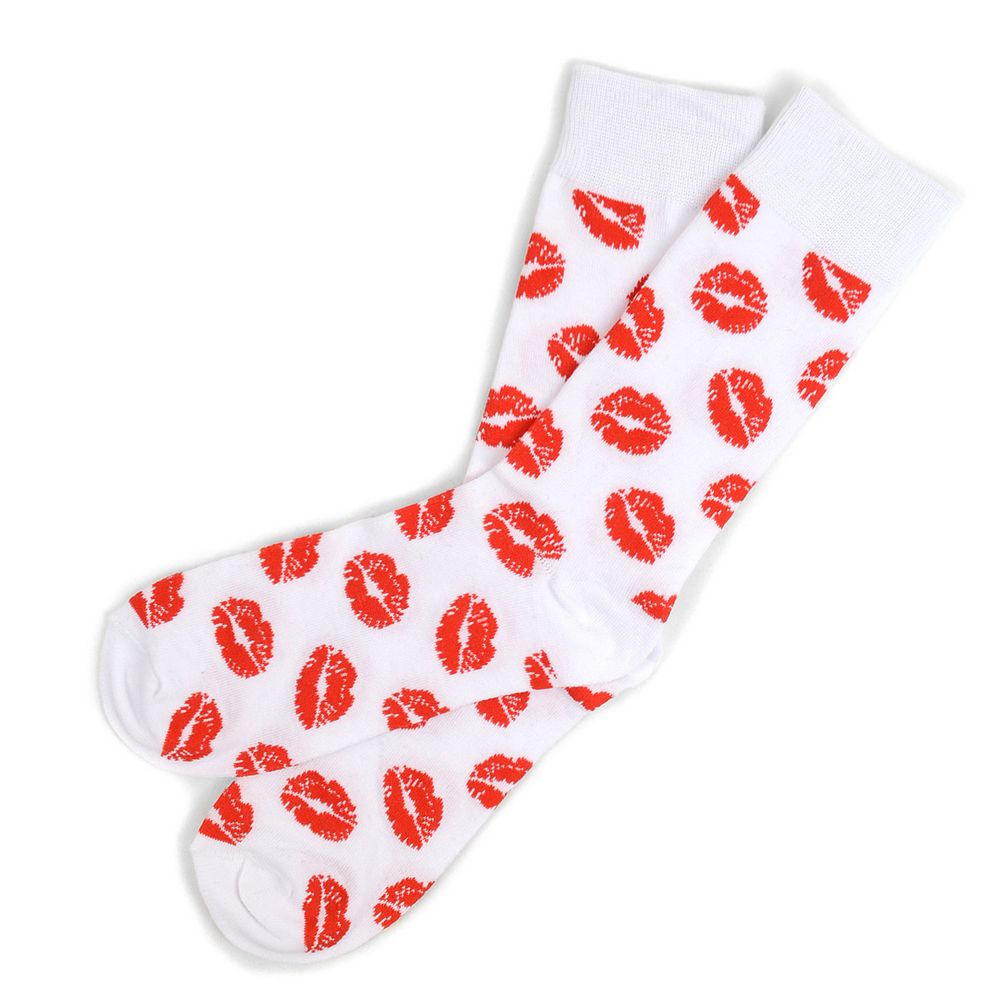 Lips Novelty Socks - Sjove Strømper i 2 Farver - Herre Strømper fra Parquet hos The Prince Webshop