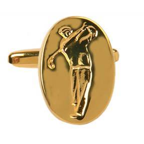 Manchetknapper Golfer Indgraveret - Manchetknapper fra The Armitage Collection hos The Prince Webshop