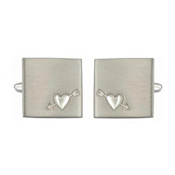 Manchetknapper Heart & Arrow - Manchetknapper fra The Armitage Collection hos The Prince Webshop