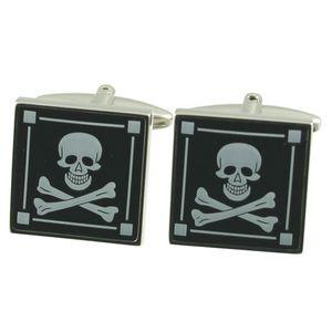 Manchetknapper Jolly Roger - Manchetknapper fra Onyx Art of London hos The Prince Webshop