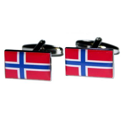 Manchetknapper Norges Flag - Manchetknapper fra Maximilian Moss hos The Prince Webshop