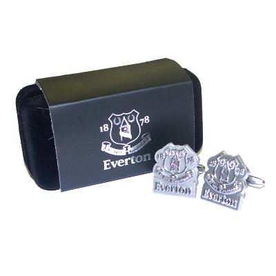 Manchetknapper Premier League - Everton - Chrome - Manchetknapper fra Premier League hos The Prince Webshop