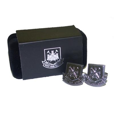 Manchetknapper Premier League - West Ham United FC - Chrome - Manchetknapper fra Premier League hos The Prince Webshop