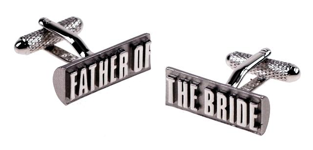 Manchetknapper til Bryllup - Father of the Bride - Manchetknapper fra Onyx Art of London hos The Prince Webshop