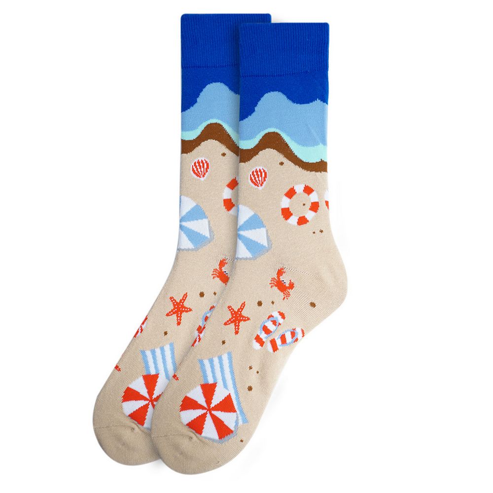 Summer Beach Socks - Sjove Strømper - Herre Strømper fra Parquet hos The Prince Webshop