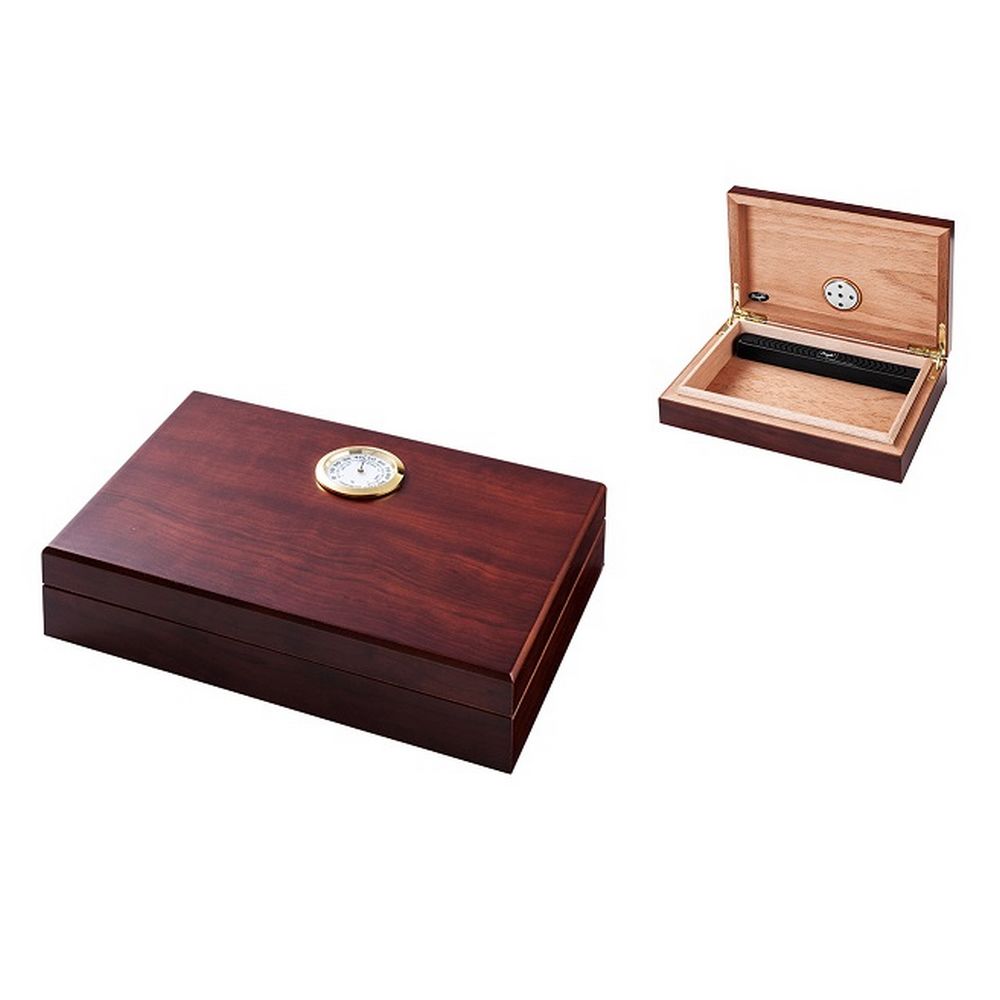 Angelo 8 Cigar Humidor i Bordeaux Træ - Cigar Humidor fra Angelo hos The Prince Webshop