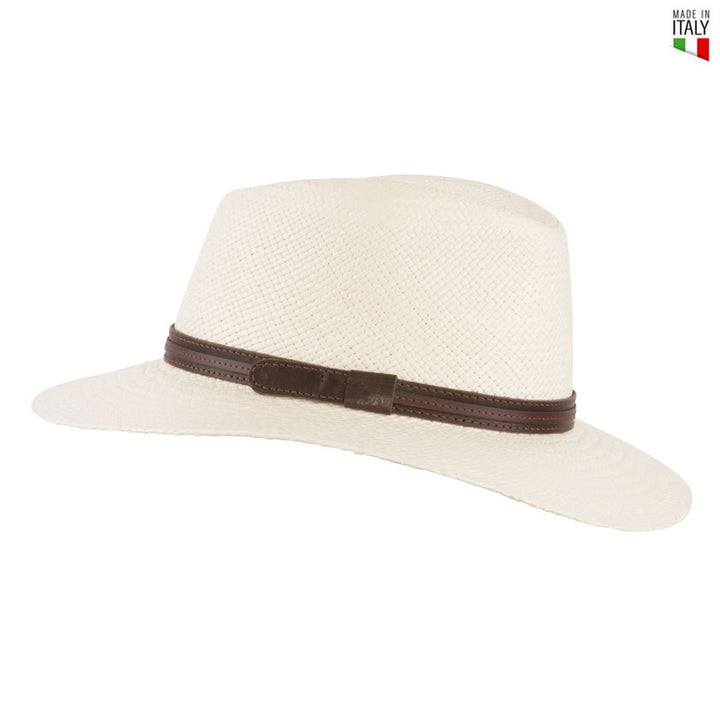 MJM Dude Panama Hat - Natur - Hat fra MJM Hats hos The Prince Webshop