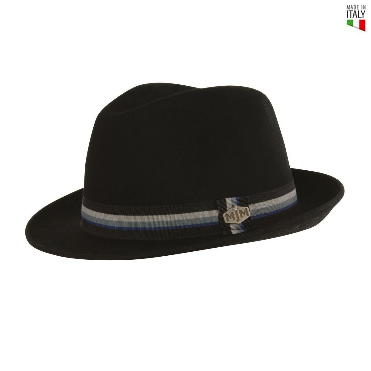 MJM Oscar Trilby Filt Hat - Sort - Trilby Hat fra MJM Hats hos The Prince Webshop
