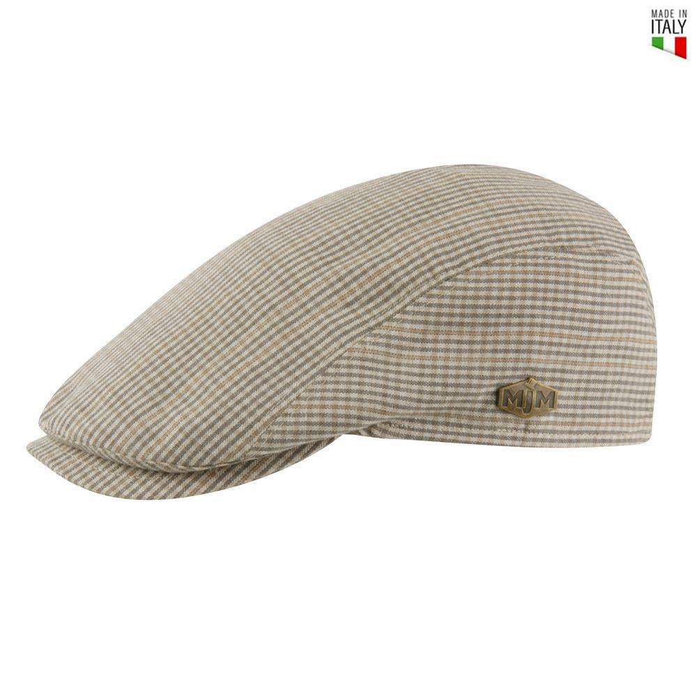 MJM Young Flat Cap -  Brown Check Sixpence - Flat Cap fra MJM Hats hos The Prince Webshop