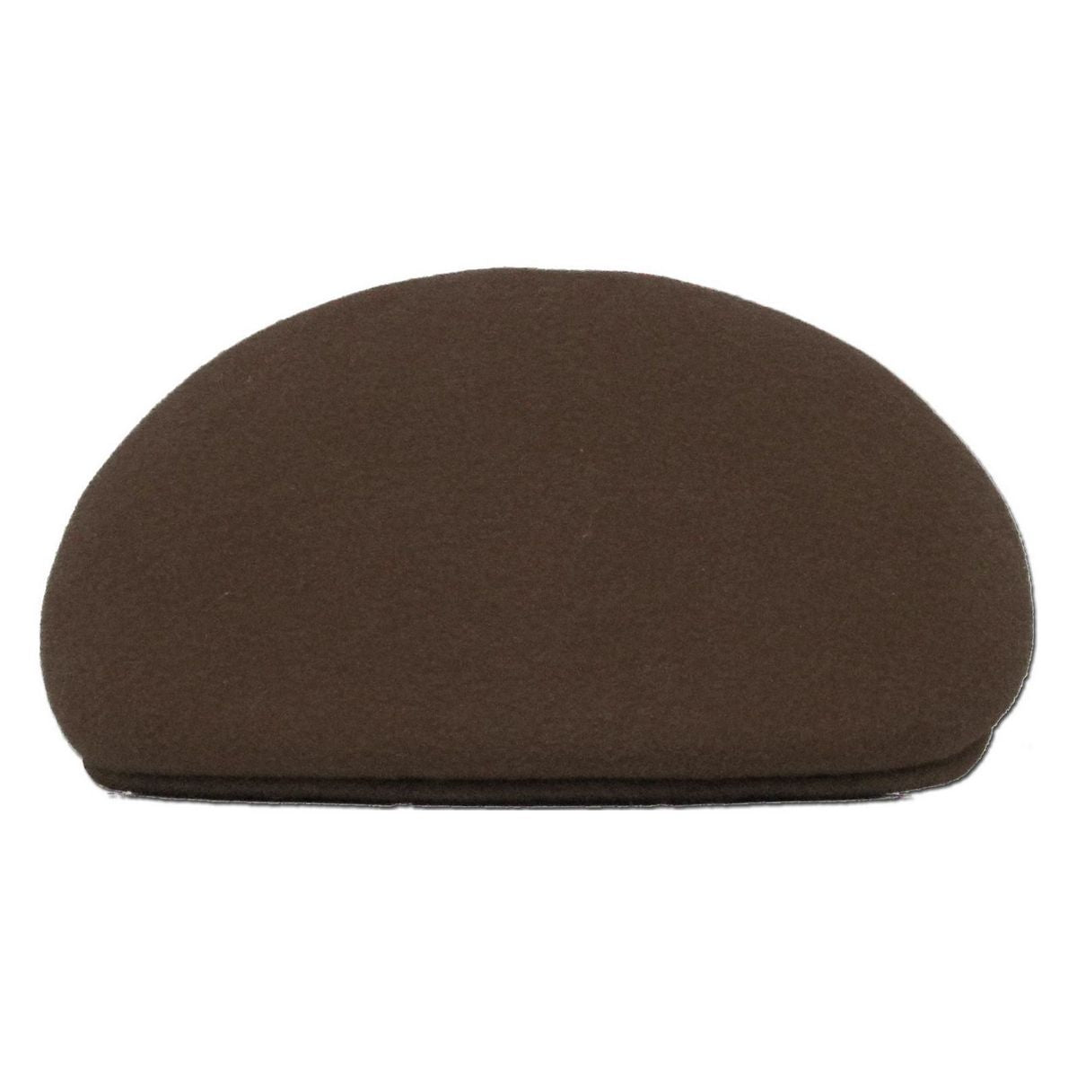 Ethos Dark Brown Wool Felt Ascot - Mørkebrun Sixpence - Flat Cap fra Ethos hos The Prince Webshop