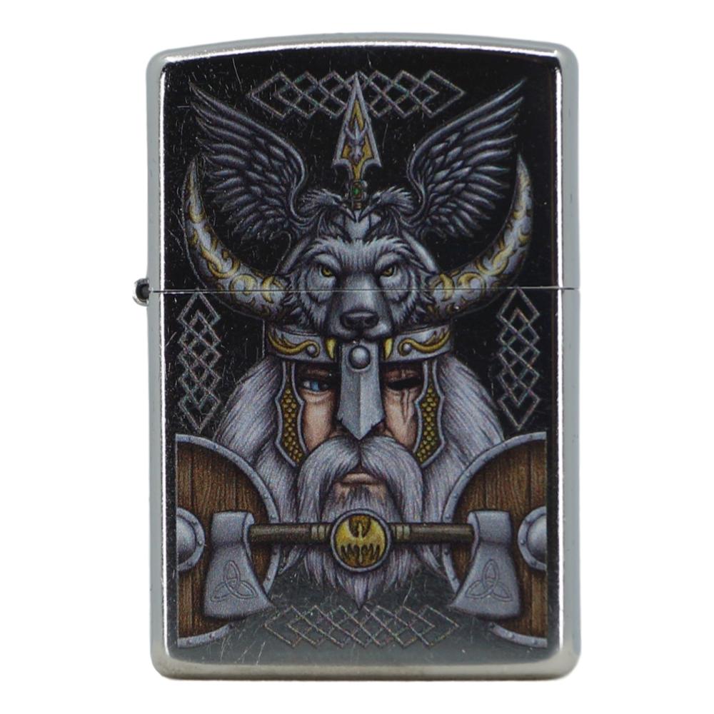 Viking Zippo Lighter - Odin - Zippo Lighter fra Zippo hos The Prince Webshop