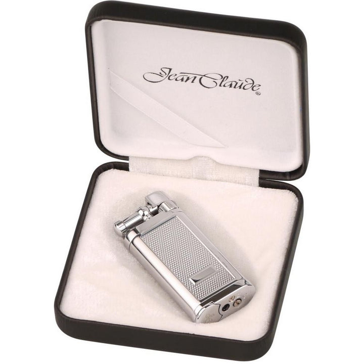 JEAN CLAUDE flint pibe lighter "Oldie" - chrome diacut - Lighter fra Jean Claude hos The Prince Webshop