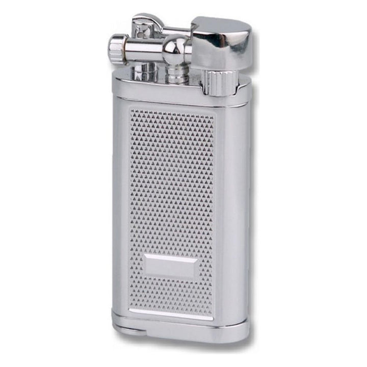 JEAN CLAUDE flint pibe lighter "Oldie" - chrome diacut - Lighter fra Jean Claude hos The Prince Webshop