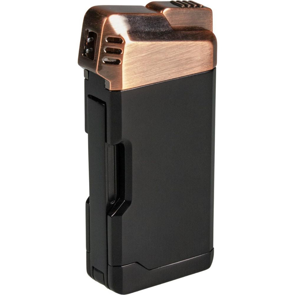 Pibe Piezo Lighter PASSATORE "Henry" Sort med Værktøj - Lighter fra Passatore hos The Prince Webshop