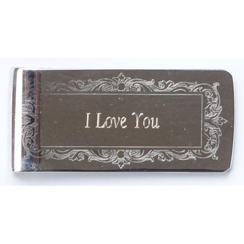 Romantisk Pengeclips - I Love You - Pengeclips fra Ceels hos The Prince Webshop