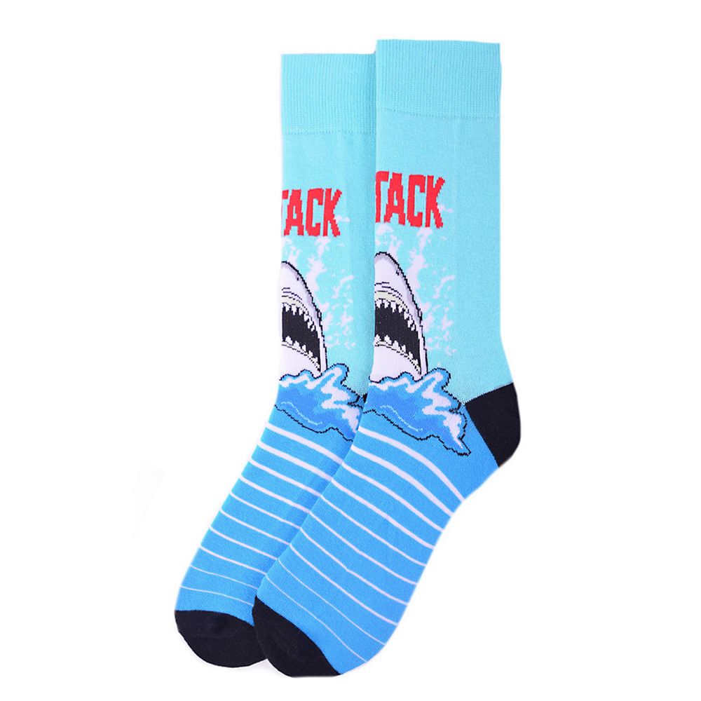 Shark Attack Socks - Sjove Strømper - Herre Strømper fra Parquet hos The Prince Webshop