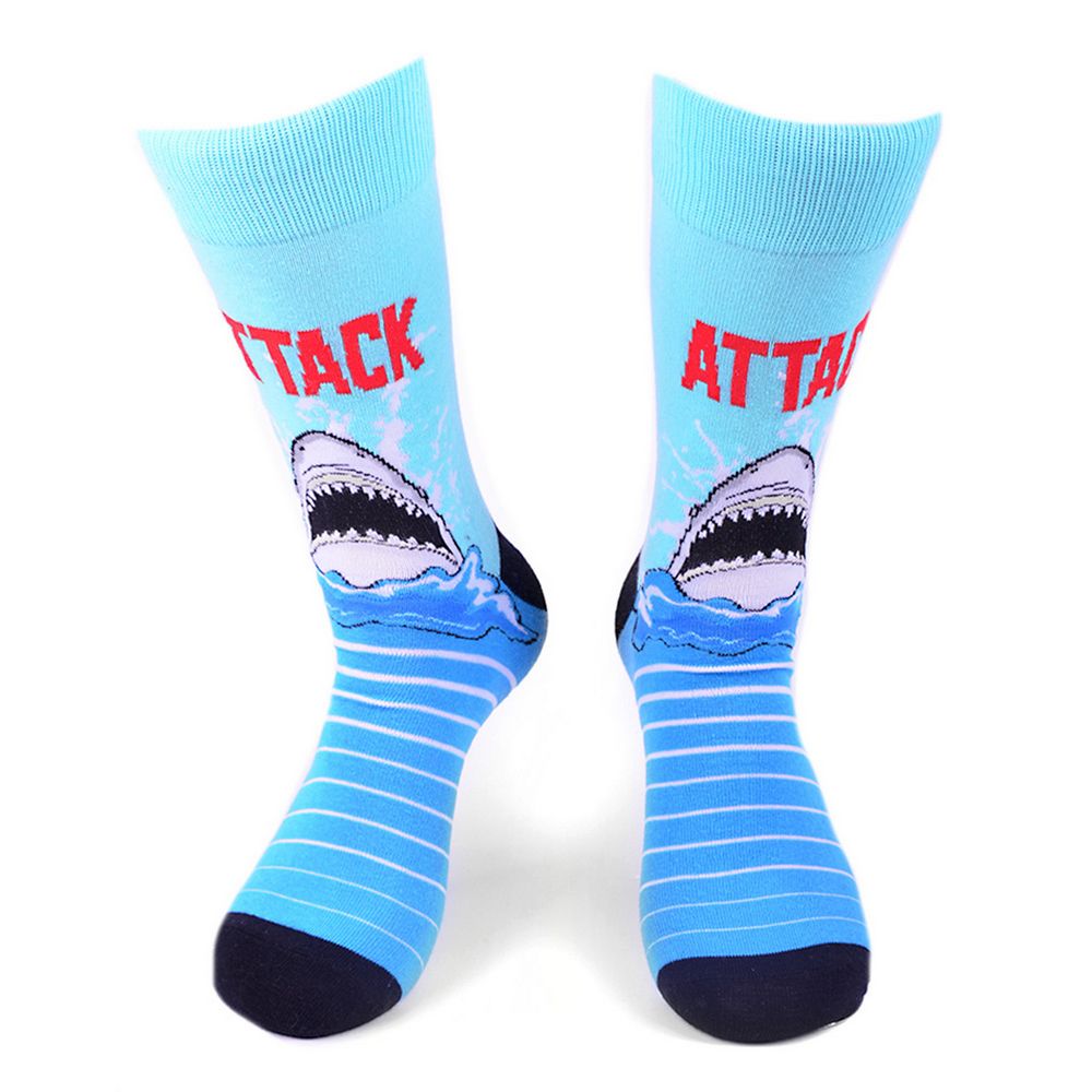 Shark Attack Socks - Sjove Strømper - Herre Strømper fra Parquet hos The Prince Webshop