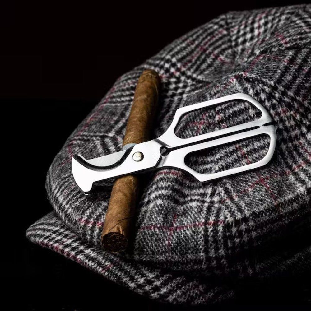 SISUMAN Cigar Scissors - Stainless Steel Cigar cutter - Cigar Klipper fra SISUMAN hos The Prince Webshop