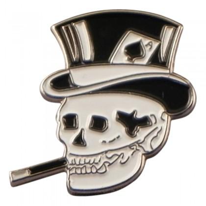 Smoking Skull Pin - Reversnål fra The Prince's Own hos The Prince Webshop
