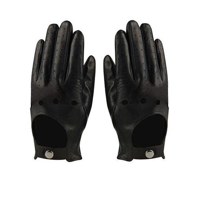 Sorte Skind Køre Handsker - Handsker fra M.J. MICHAELSEN A/S hos The Prince Webshop