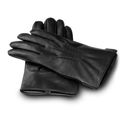 James Hawk Classic Leather Gloves - Sorte Handsker - Handsker fra James Hawk hos The Prince Webshop
