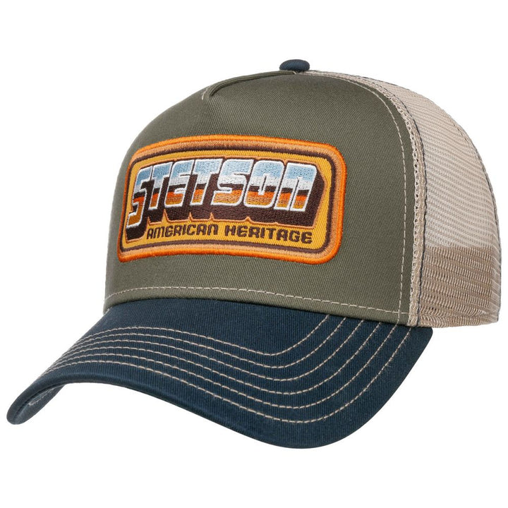 Stetson Trucker Cap Logo Chrome Look - Baseball Cap fra Stetson hos The Prince Webshop