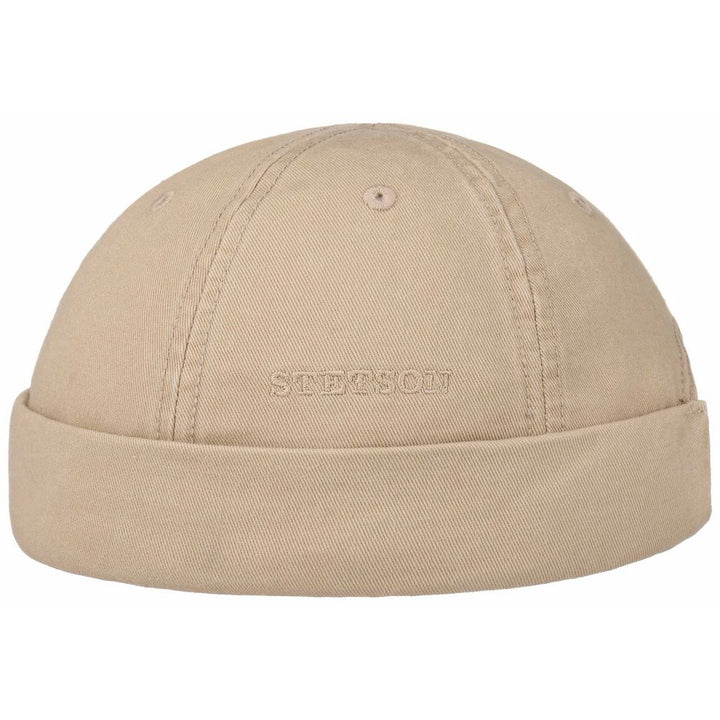 Stetson Docker Cotton - Beige Bomulds Hue - Hue fra Stetson hos The Prince Webshop