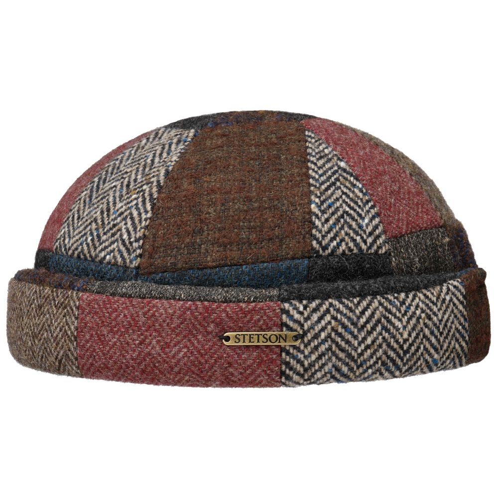 Stetson Patchwork Docker Hue Tweed - S (55 cm) - Docker Cap fra Stetson hos The Prince Webshop