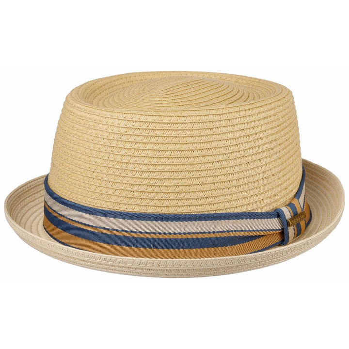 Stetson Porkpie Toyo Strå Sommerhat - Natur - Hat fra Stetson hos The Prince Webshop