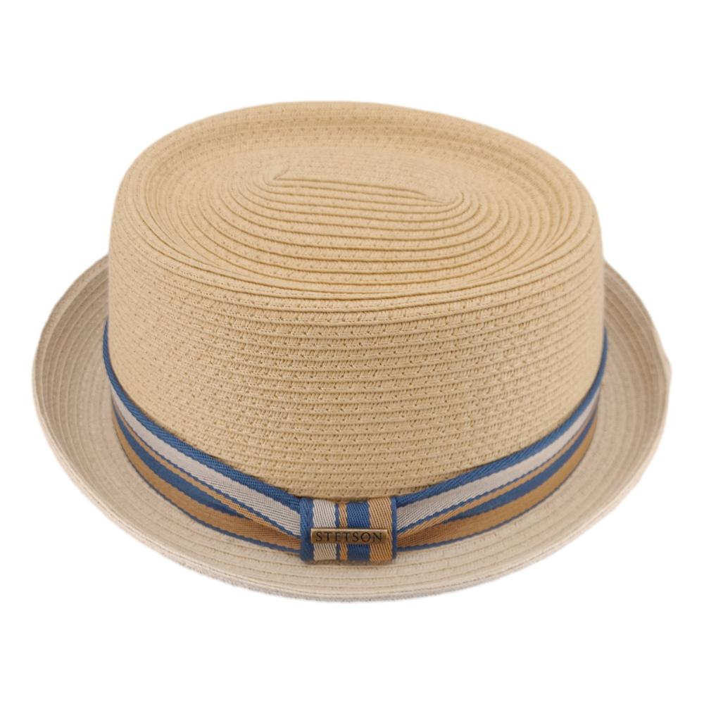 Stetson Porkpie Toyo Sommerhat - Natur - Hat fra Stetson hos The Prince Webshop