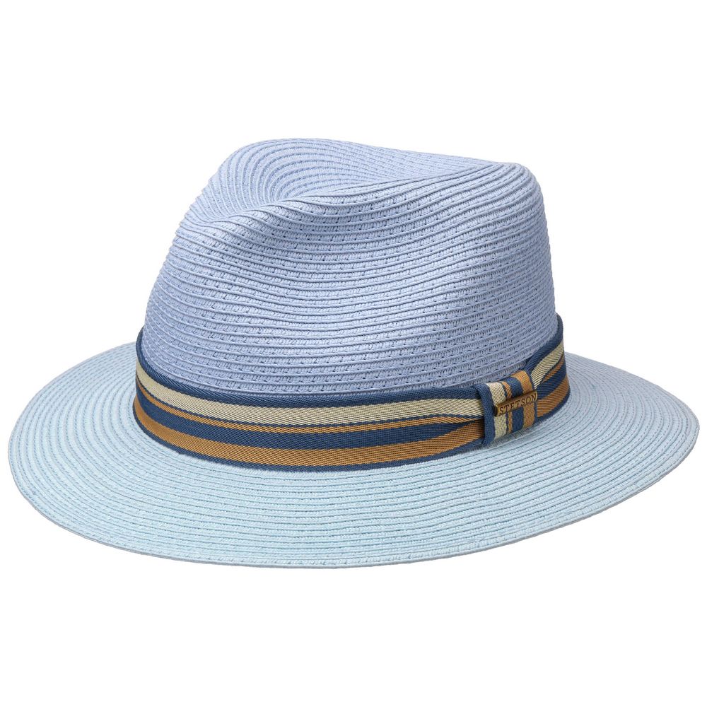 Stetson Traveller Toyo Sommerhat - Lyseblå - Hat fra Stetson hos The Prince Webshop