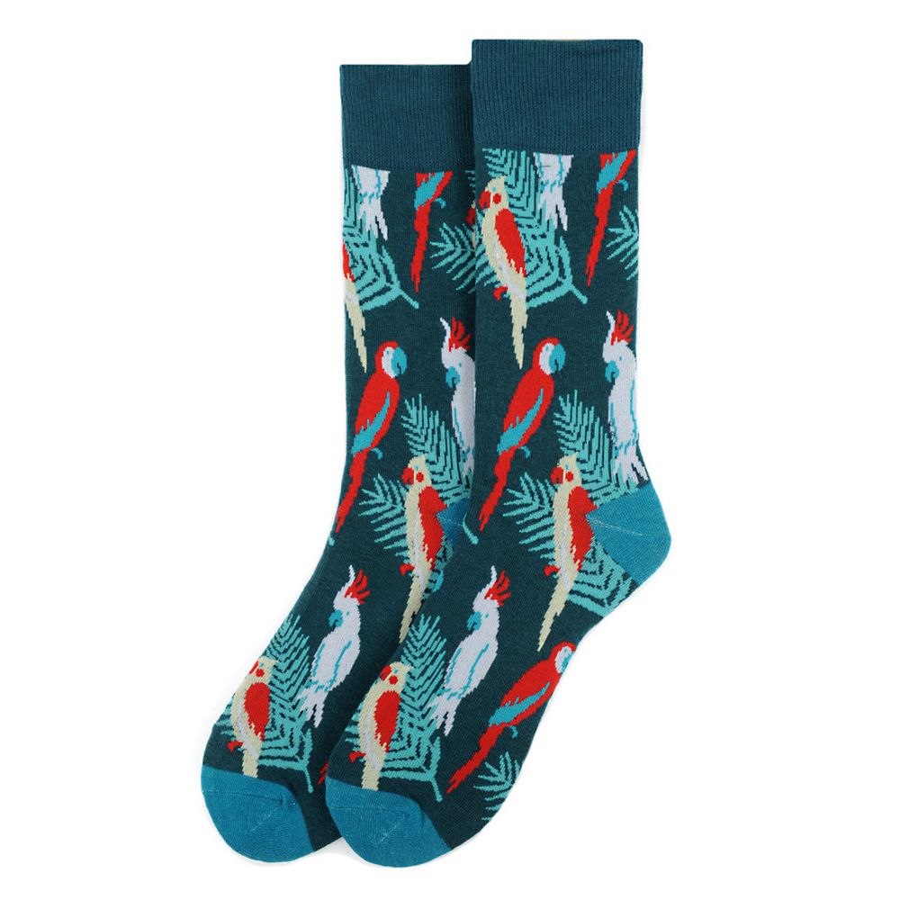 Tropical Birds Novelty Socks - Sjove Strømper - Herre Strømper fra Parquet hos The Prince Webshop