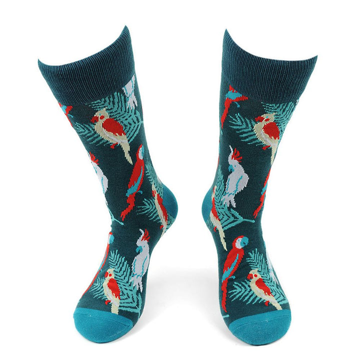 Tropical Birds Novelty Socks - Sjove Strømper - Herre Strømper fra Parquet hos The Prince Webshop